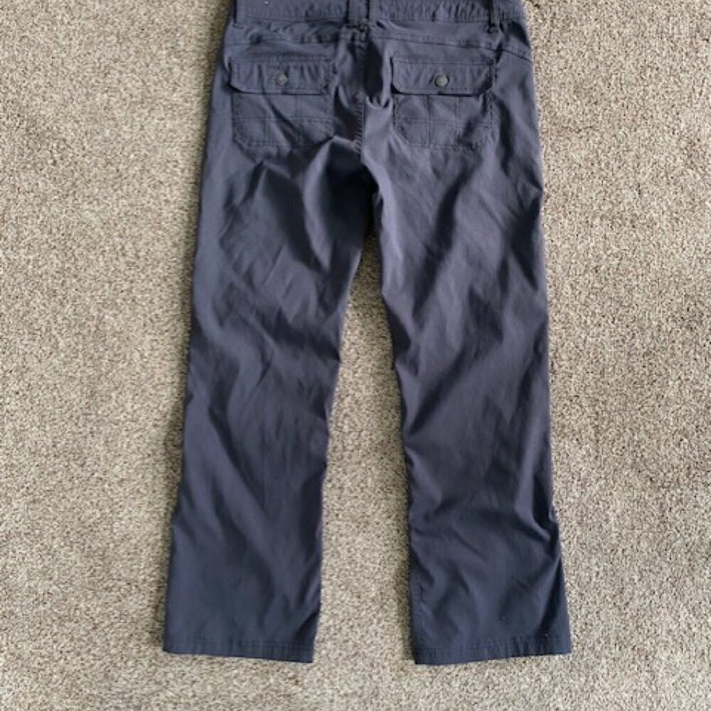 PRANA Halle Convertible Coal Grey/Gray Roll-up Pants 12 SHORT - Picture 12 of 16